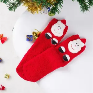 Parent-child Christmas decoration warm socks #1192375