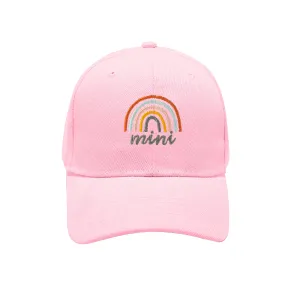 Rainbow Embroidery Baseball Cap for Mom and Me #1048481