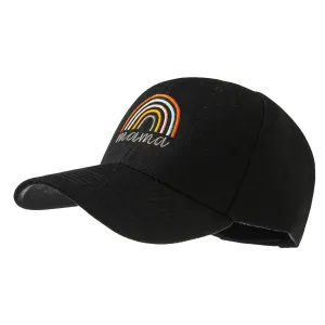 Rainbow Embroidery Baseball Cap for Mom and Me #1048484
