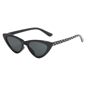 Women/Kid Cool Cat-eye Sunglasses (Packed in Flannel Bag, Random Color) #1034570