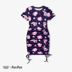Looney Tunes Family Matching Valentine's Day 1pc Heart Floral print Tshirt or Drawstring Dress #1324068