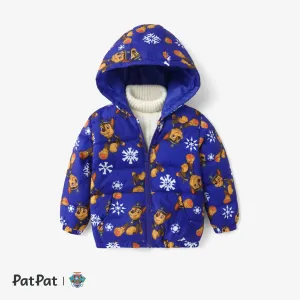 PAW Patrol Toddler Girl/Boy Character & Allover Print Long-sleeve Hooded Quilted Jacket #1168729