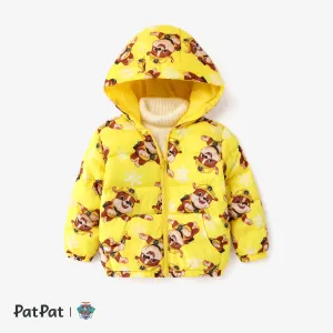 PAW Patrol Toddler Girl/Boy Character & Allover Print Long-sleeve Hooded Quilted Jacket #1168738