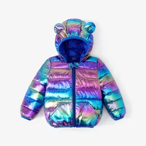 Toddler Boy/Girl Childlike 3D Ear Design Winter Coat #1063696