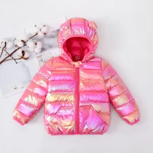 Toddler Boy/Girl Childlike 3D Ear Design Winter Coat #1063703