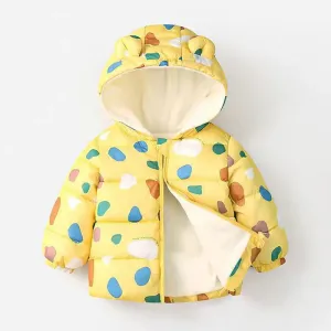 Toddler Boy/Girl Childlike Style Cotton-Padded Hooded Coat #1067337