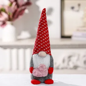 1Pc Valentines Day Decorations Gnome Plush Dolls Ornaments Perfect Valentine's Gifts Home Tabletop Decor