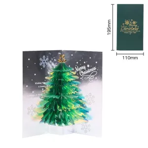 3D Christmas Tree Greeting Card #1188882