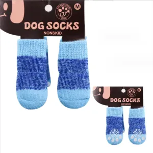 4pcs Christmas Pet Non-slip Cute Socks #1212289