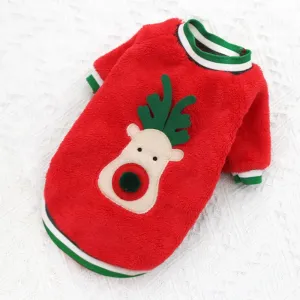 Christmas-themed Cozy Pet Clothes #1212307