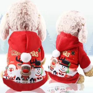 Christmas-themed Cozy Pet Clothes #1225019