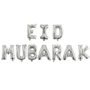 Eid Mubarak Foil Balloons Party Decoration Supplies Ramadan Decoration Muslim Eid Letters Balloons #1215340