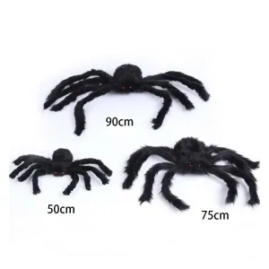 Halloween Realistic Hairy Spider Decorations Different Size Fake Spider Props Party Decorations #1183912