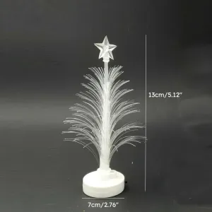 LED Color-Changing Fiber Optic Christmas Tree Decoration with Random Packaging