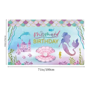 Mermaid Themed Birthday Party Set #1060227