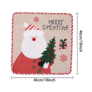 Santa Claus Pillowcases with Christmas Decorations #1196644