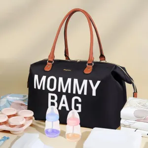 Baby Bag Tote Letter Print Baby Bag Large Capacity Waterproof Handbag Baby Bag #229079