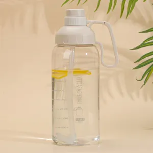 1800ml Straw Water Bottle - Large Capacity Sports Portable Bottle #1067186