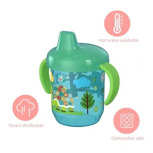 250ML/8.45OZ Hard Spout Sippy Cup with Handle Cartoon Pattern Water Cup for Toddlers Kids Girls Boys #765536