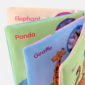 1Pc/6Pcs Baby Cloth Book Baby Early Education Cognition Farm Animal Vegetable Animals Wearing Transportation Sea World Cloth Book #220418