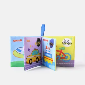 1Pc/6Pcs Baby Cloth Book Baby Early Education Cognition Farm Animal Vegetable Animals Wearing Transportation Sea World Cloth Book #220420