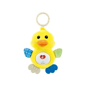 Baby Duckling Shape Music and Light Appease Teether Doll