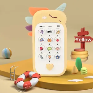 Baby Mobile Phone Toy Learning Interactive Educational Cell Phone Toy Early Education Smartphone Toy with a Variety of Music Sounds #203329