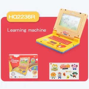 Educational Laptop for Kids Lights and Music Cartoon Learning Machine with Mouse Early Education Toys #231175