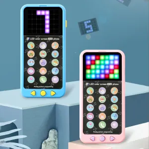 Emoji Phone Touch Screen LED Color Screen Mobile Phone Toy Early Education Machine Toddler Learning Toys #806644
