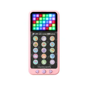 Emoji Phone Touch Screen LED Color Screen Mobile Phone Toy Early Education Machine Toddler Learning Toys #806645
