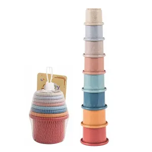 Interactive Stacking Cups Early Education Toy Set for Enhancing Baby's Motor Skills #1196199
