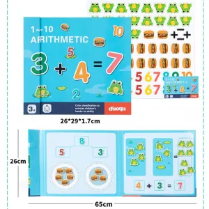 Magnetic Early Education Math Decomposition Book for Toddlers #1057012