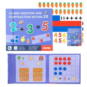 Magnetic Early Education Math Decomposition Book for Toddlers #1057013