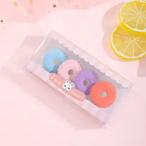 Food Erasers Cute 3D Donut Dessert Erasers Toy Gifts Set for Kids Classroom Rewards Student Stationery Supply #199434