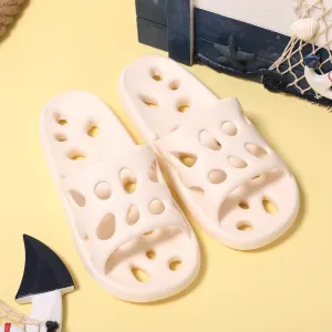 Shower Slippers Hollow Out Quick Drying Non-Slip Bathroom EVA Slides #867614