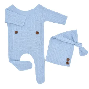 2PCS Baby Knitting Newborn Photography Props Crochet Baby Hats #793130