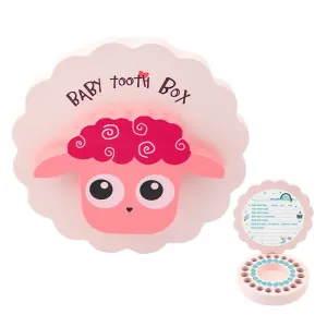 Baby Tooth Box Keepsake Tooth Organizer Storage Container with Tweezers & Lanugo Bottle & Cotton #230371