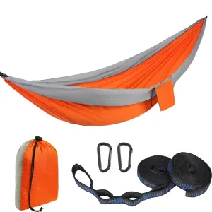 Camping Hammock Portable Single Hammocks Camping Accessories for Backpacking Travel Beach Backyard Hiking #1001253