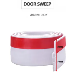 Door Draft Stopper Under Door Draft Blocker Strong Adhesive Door Sweep Dust and Noise Insulator Weather Stripping Noise Stopper #223317