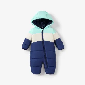Baby Boy Childlike Colorblock Zipper Easy Wear Jumpsuit #1192949