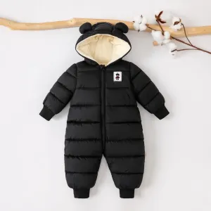 Baby Boy/Girl  3D hooded-ear  Cotton-Padded Winter Jumpsuit #1062918