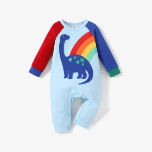 Baby Boy Trendy Basic Long Sleeve Jumpsuit #1087824