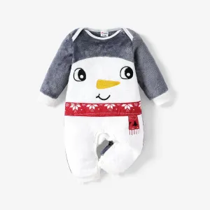 Baby Girl/Boy Childlike Christmas Pattern Jumpsuit #1165863