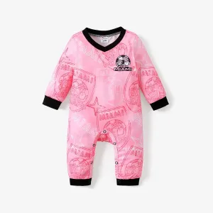 Baby Girl/Boy Pink Sporty Jumpsuit #1171038