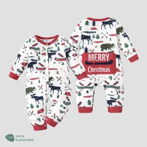 Baby Girl/Boy Naia Christmas Childlike Trendy Long Sleeve Jumpsuit #1165178