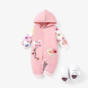 Baby Girl Floral Long Sleeve Casual Jumpsuit #1068344