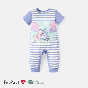 Care Bears Baby Boy/Girl Short-sleeve Striped Bear Graphic Naiaâ¢ Jumpsuit #235068