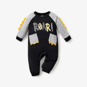 Childlike Patch Pocket One-Piece Jumpsuit for Baby Boy #1063868