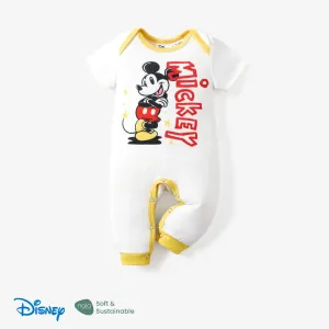 Disney Mickey and Friends 1pc Baby Boys/Girls Naiaâ¢ Character Grid Long Leg jumpsuit/Romper #1326098