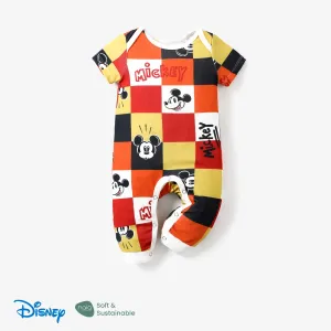 Disney Mickey and Friends 1pc Baby Boys/Girls Naiaâ¢ Character Grid Long Leg jumpsuit/Romper #1326111